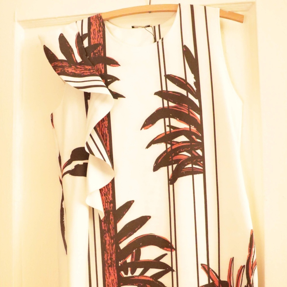 Zara ruffle dress